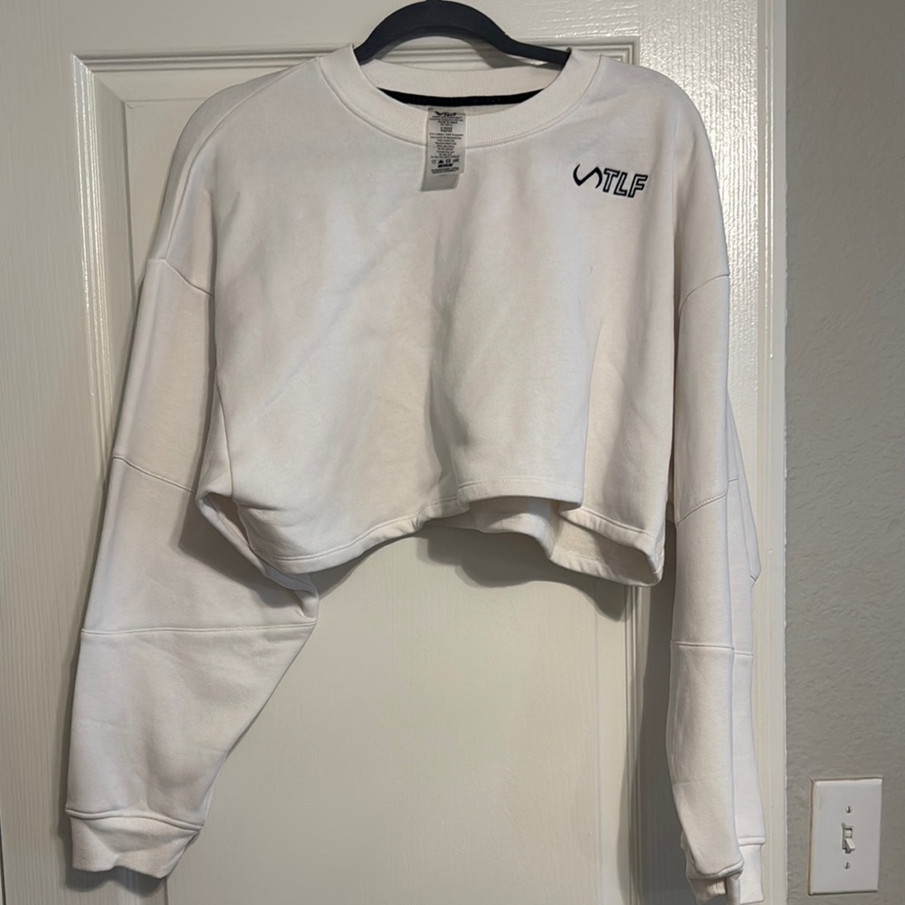 TLF White Cropped Sweater